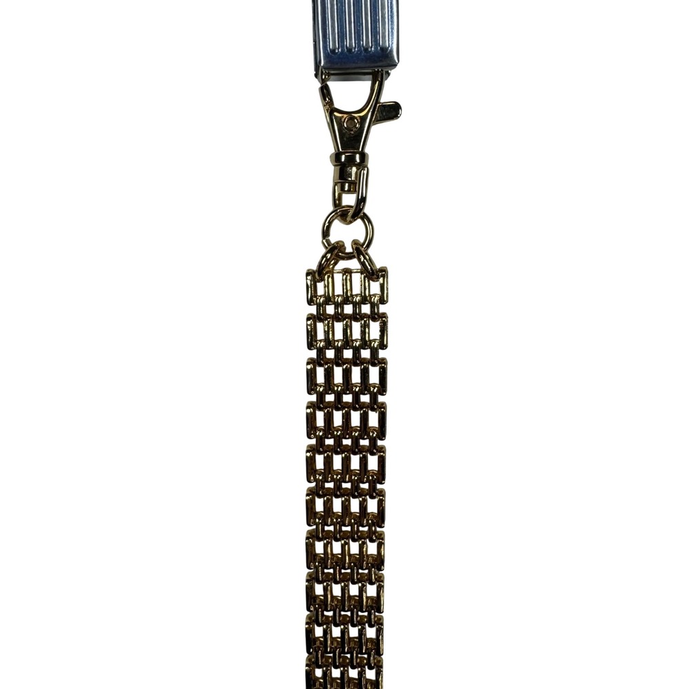 Vintage Gold Tone Mesh Chain Belt Clasp Adjustable